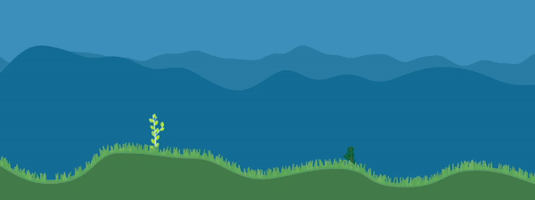 Trees growing branch by branch in PolyPine