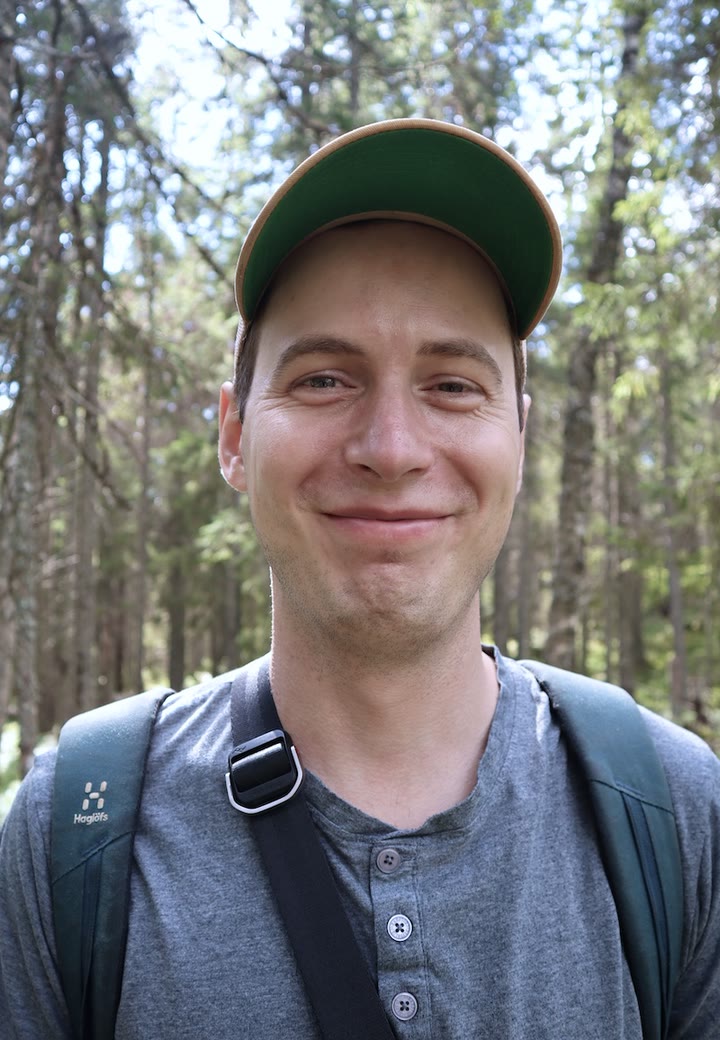 Anton Holmberg in a Swedish forest